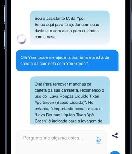 Print da Area de missões do app da Ypê