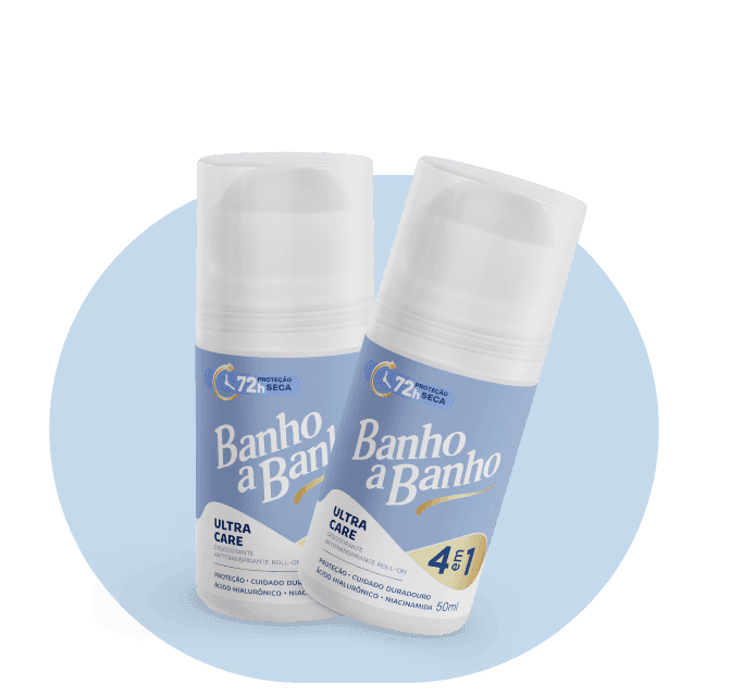Desodorante Antitranspirante Roll-on Feminino Banho a Banho: Ultra Care