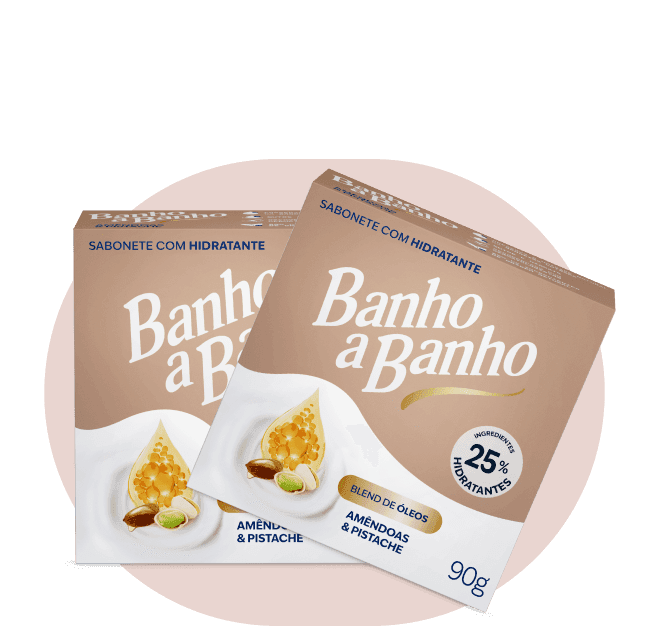 Sabonete em Barra Banho a Banho: Amêndoas & Pistache
