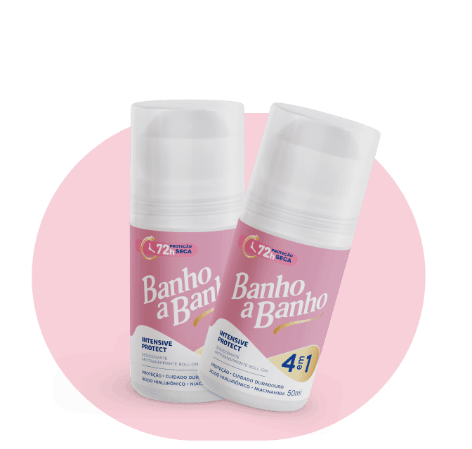 Desodorante Antitranspirane Roll-on Feminino Banho a Banho: Intensive Protect