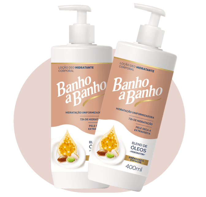 Loção Deo Hidratante Corporal Banho a Banho: Amêndoas & Pistache